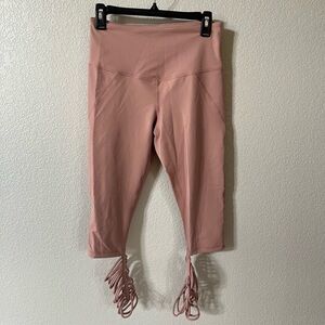 Zella High Waist Dusty Rose Pink Leggings Comfortable Stylish Size M